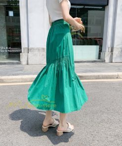 スカート | ボトムス レディース きれいめ 40代 30代 春秋 ロング丈 綿おしゃれ カジュアル 無地 通勤 OL 韓国風 通学 不規則 お出かけ 夏物 上品 着痩せ