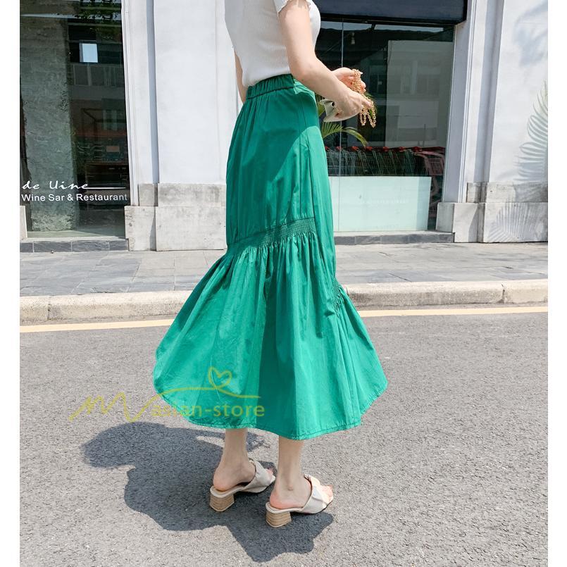スカート | ボトムス レディース きれいめ 40代 30代 春秋 ロング丈 綿おしゃれ カジュアル 無地 通勤 OL 韓国風 通学 不規則 お出かけ 夏物 上品 着痩せ