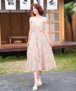 マキシ | ワンピース レディース キャミワンピース ロング丈 花柄 きれいめ サマーワンピース 上品 着痩せ 夏 春 30代 50代 Aラインワンピース 40代 通学 通勤