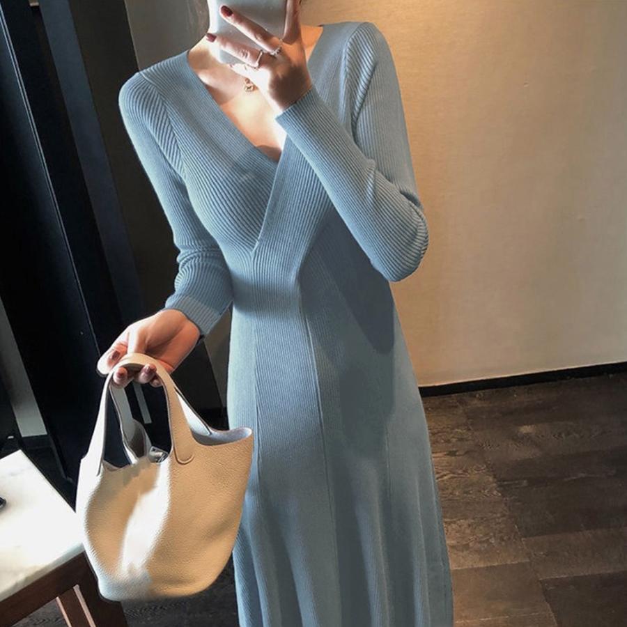 ワンピース | ニットワンピ ロングワンピースレディース