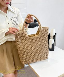 女性用バッグ | カゴバッグ ハンドバッグ ストローバッグ トートバッグ 夏バッグ 手持ち 大きめ 高級感 可愛い おしゃれ かごバッグ 夏 軽量 大容量 手提げ