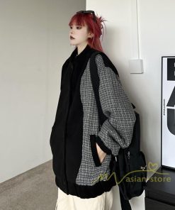 コート・ジャケット | ジャケット レディース アウター 長袖 ブルゾン メンズ スタンドカラージャケット トップス 20代30代 ゆったり 40代50代 オーバー Oversize 羽織り 秋冬