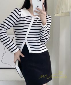 ｔシャツ・カットソー | カットソー レディース トップス Tシャツ 長袖 秋 春 インナー 秋 秋服 ロングスリーブ 綿混 ニットソー ボーダー 長袖tシャツ 長袖カットソー 秋コーデ