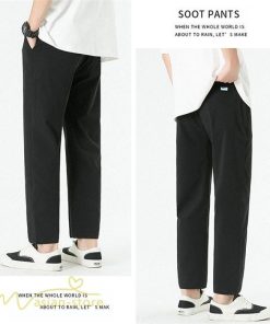 チノパン | テーパードパンツ メンズ パンツ 無地 ロング 薄手 サマーパンツ 着痩せ 上品 大きいサイズ ウエストゴム メンズパンツ 春 夏 秋 メンズスタイル お出かけ