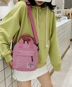 ショルダーバッグ | ミニ トートバッグ 小さめ 2way ボディバッグ 斜めがけ レディース スクエアバッグ かわいい 大人 キャンバスバッグ