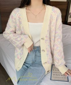 カーディガン | 2022秋冬ニットアウター レディース ニットニット セーター 長袖 羽織り フロントボタン 可愛い トップス 通学通勤 20代40代