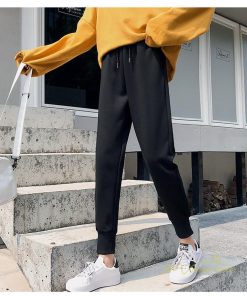 チノ・テーパード・ジョガー・スキニーパン | ジョガーパンツ ロング丈 レディース サルエル カジュアル 無地 ファッション 薄手 ウエストリボン 長ズボン 春秋コーデ スポーツウェア 運動着 スウェット