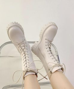 ショートブーツ | レースアップミドルブーツ ストームブーツ