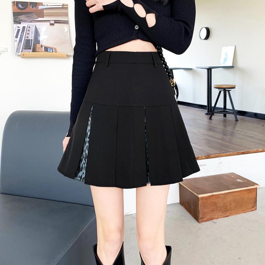 ミニスカート | ボックスプリーツスカート美脚ミニスカート