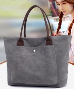 女性用バッグ | トートバッグ レディース キャンパスバッグ かばん 肩掛けバッグ 韓国風 A4対応 収納 帆布 カジュアル おしゃれ 手提げ袋 軽い 新品 エコバッグ 大容量 Bag