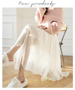 スカート | ロングレディース お花見 レディース チュール体型カバー おしゃれ 無地 可愛い カジュアル 30代 40代 20代 50代 韓国風