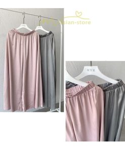 ワイドパンツ | パンツ レディース スカーチョ ガウチョ ボトムス スカンツ 無地 ガウチョパンツ ロング 美脚 ウエストゴム 春 秋 ゆったり 体型カバー