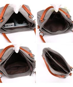 女性用バッグ | トートバッグ レディース ショルダーバック 大きめ ママバッグ 多収納 鞄 肩掛け 多機能バッグ 手提げかばん キャンパス ズック 斜めがけ 帆布 大容量