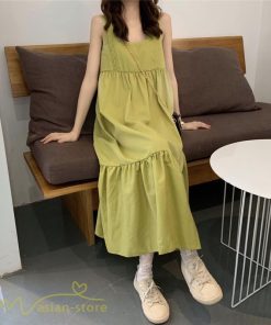 マキシ | 夏ワンピース ノースリーブ ロングワンピース レディース マキシワンピース 可愛い 春 夏 新作 無地 ロング丈 切り替え Aライン ゆったり フリーサイズ フレア