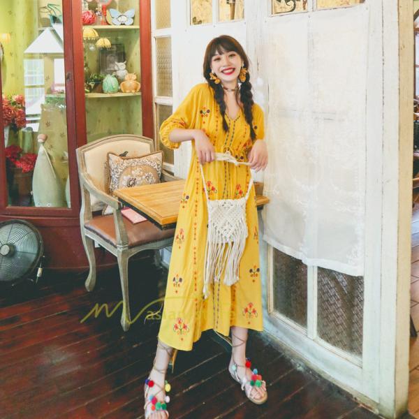 マキシ | ロングワンピース ワンピース ロングワンピ レディース マキシ丈 ワンピ Aライン 体型カバー 無地 ゆったり おしゃれ きれいめ 夏 上品 ボヘミア風 30代 40代