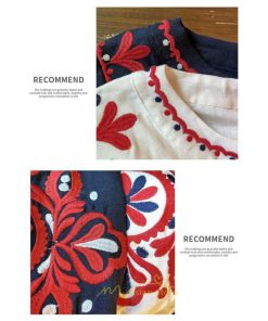 マキシ | 花柄ワンピース 丸首 リゾート ワンピース レディース 長袖 夏秋 ロング丈 マキシ丈 大人 上品 刺繍 綿麻 二次会 女子会 旅行 お出かけ コットン バカンス