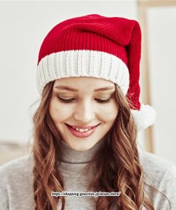 レディース | サンタ帽子 クリスマス 厚手 2022 サンタクロース 帽子 ふわふわ パーティー コスプレ サンタ 仮装 接客 子供 大人 イベント ニット 2type 親子