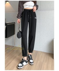 チノ・テーパード・ジョガー・スキニーパン | パンツ テーパードパンツ レディース ロング丈 秋冬コーデ スウェットパンツ カジュアル 刺繍 ロングパンツ 着痩せ ウエストゴム 大きいサイズ シンプル