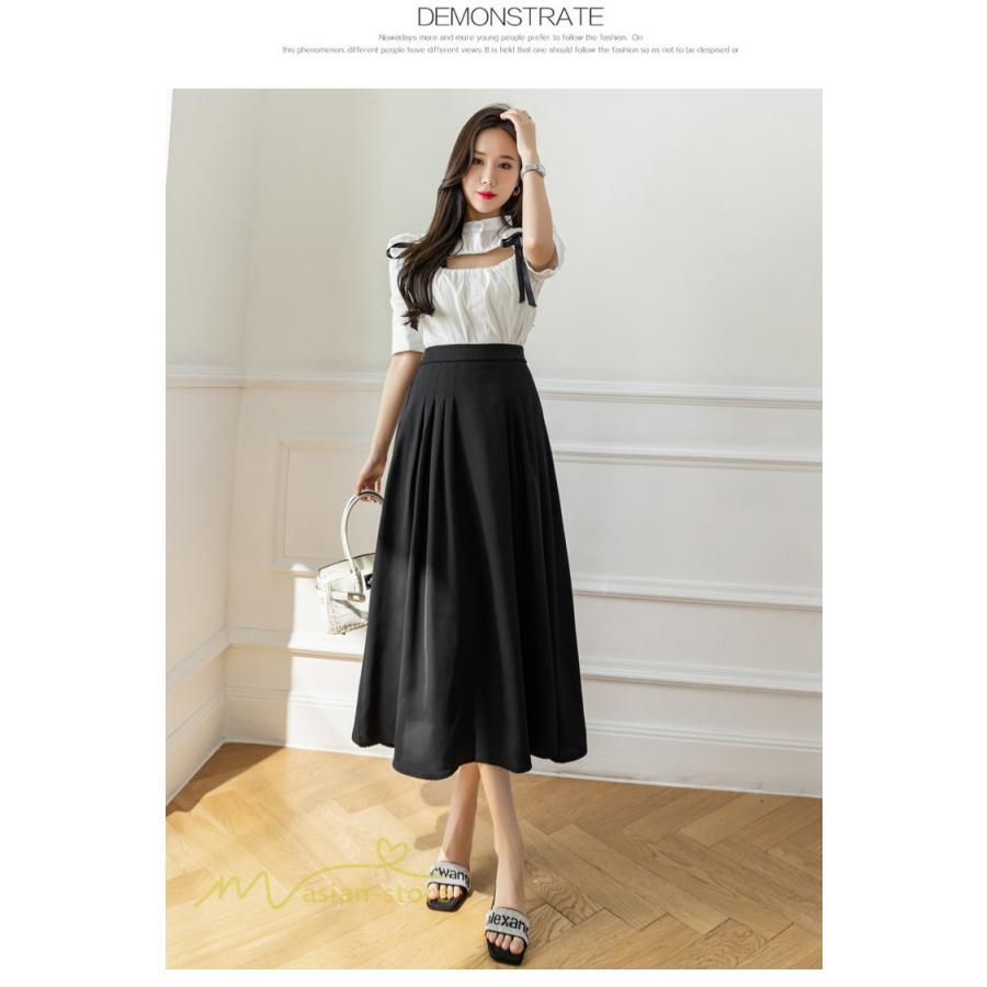 スカート | Aラインレディース 着痩せ 秋 冬 新作 ハイウエスト ロング丈 ウエストゴム 20代 30代 カジュアル OL ビジネス 秋冬 40代 コーデ 50代