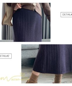 スカート | マタニティ秋 冬 レディース マタニティウェア 妊婦服 産前 産後 シンプル 無地 きれいめ リブニット ゆったり ハイウエスト ウエスト調整