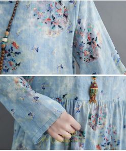 マキシ | 大きいサイズ レディース ワンピース ロング丈 マキシ丈 長袖 ぽっちゃり カワイイ オシャレ ゆったり お腹 お尻 グレー 腰周り 着痩せ 2022新作 体型カバー