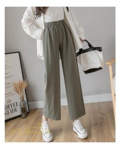 ワイドパンツ | ガウチョパンツ ゆったり ロングパンツ ハイウエストパンツ ウエストゴム カジュアルパンツ 無地 体型カバー レディース おしゃれ 通勤通学