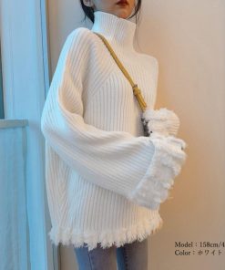 ニット・セーター | フリンジ ニットセーター レディース秋冬