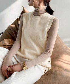 ニット・セーター | ニットベスト レディース 重ね着 上着