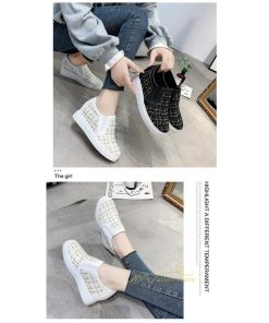 スニーカー | スリッポン レディース おしゃれ 紐なし インソール スリッポン大人カジュアル 厚底スニーカー 厚底スリッポン ローカットスニーカーレディース