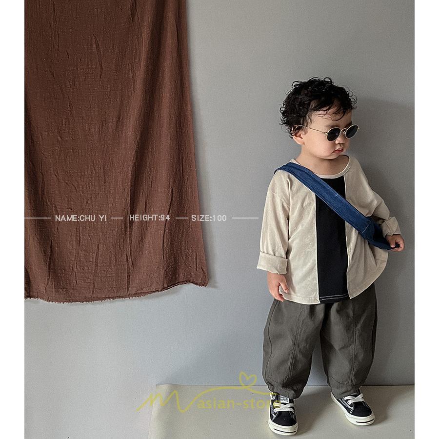 衣装 服 | 子供服 子ども服 長袖Tシャツ キッズ ベビー 女の子 ロンT トップス 長袖 男の子 男女兼用 可愛い シンプル オシャレ 柔らかい コットン 高品質 着替え