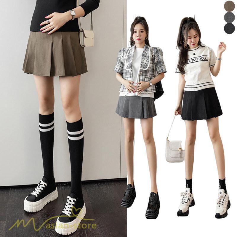 スカート | マタニティ レディース 無地 ミニマタニティ着痩せ プリーツ 裏地付き 夏 サマーマタニティウェア 上品 おしゃれ ウエスト調整