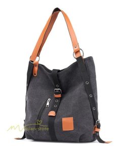 女性用バッグ | ショルダーバッグ リュック バッグ カバン レディース 帆布バッグ ズック カジュアル 旅行 肩掛け 手提げ シンプル エコバッグ ハンド 通勤通学 洗え 便利 収納