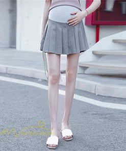 スカート | ミニマタニティウェア レディース プリーツ可愛い 夏 マタニティきれいめ マタニティ マタニティ ウエスト調整 おしゃれ