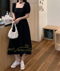 マキシ | ワンピース レディース 40代 膝丈ワンピース 春夏 半袖 黒ワンピース 通勤OL オシャレ結婚式ドレス きれいめ 上品 お出かけ 着痩せ 上品 Aライン カジュアル