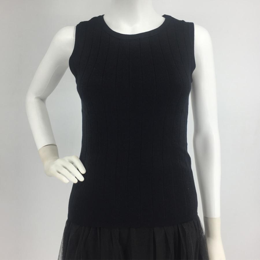 ニット・セーター | ニット サマーニット 春 無地 トップス リブニット タンクトップ レディース