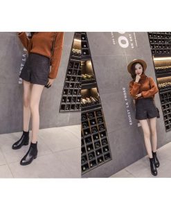 ショートパンツ | レディース 秋物 無地 可愛い パンツ ボトムス 秋冬 ショート丈 20代30代 40代50代 大人 女っぽい