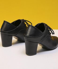 オックスフォードシューズ | ポインテッドトゥ レディース チャンキーヒール レースアップ マニッシュシューズ サボサンダル パンプス かかとが踏める シューズ