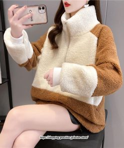 パーカー | スウェット トレーナー トップス 長袖 クルーネック 丸首 大きいサイズ 韓国 トップス おしゃれ 着やせ 通学 人気 ポア ゆったり 暖かい 秋冬 可愛い 新品