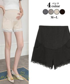 パンツ レギンス | パンツ マタニティウェア ショートパンツ ミニパンツ ゆったり 妊婦服 産前 ウエスト調整 カジュアル 送料無料 マタニティパンツ きれいめ 夏 サマーパンツ