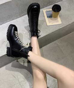 ショートブーツ | 厚底 レディース 裏起毛