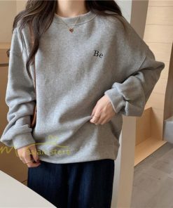 パーカー | トレーナー 長袖 刺繍 レディース スウェット 長袖トレーナー シンプル 20代 30代 フリーサイズ 7色 カジュアル ゆったり コーデ 秋冬 大人 50代 40代