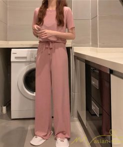 パジャマ ルームウェア | パジャマ レディース 夏 半袖 ルームウェア 涼しい 部屋着 ナイトウェア 寝間着 上下セット 薄手パジャマ 柔らかく軽い薄手の快適Tシャツパジャマ 部屋着