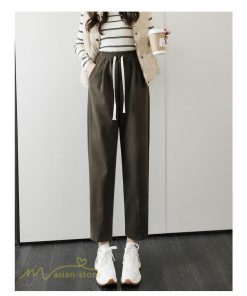 チノ・テーパード・ジョガー・スキニーパン | パンツ レディース テーパードパンツ 秋 冬 新作 ビジネスパンツ ロング丈 ラシャ 秋冬コーデ ウエストゴム カジュアル スウェットパンツ 着痩せ 通勤 通学
