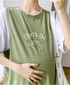 ワンピース | マタニティレディース 着痩せ 半袖 Aライン 大きいサイズ カジュアル 可愛い マタニティウェア 妊婦服 膝丈 産前産後 お出かけ 夏服