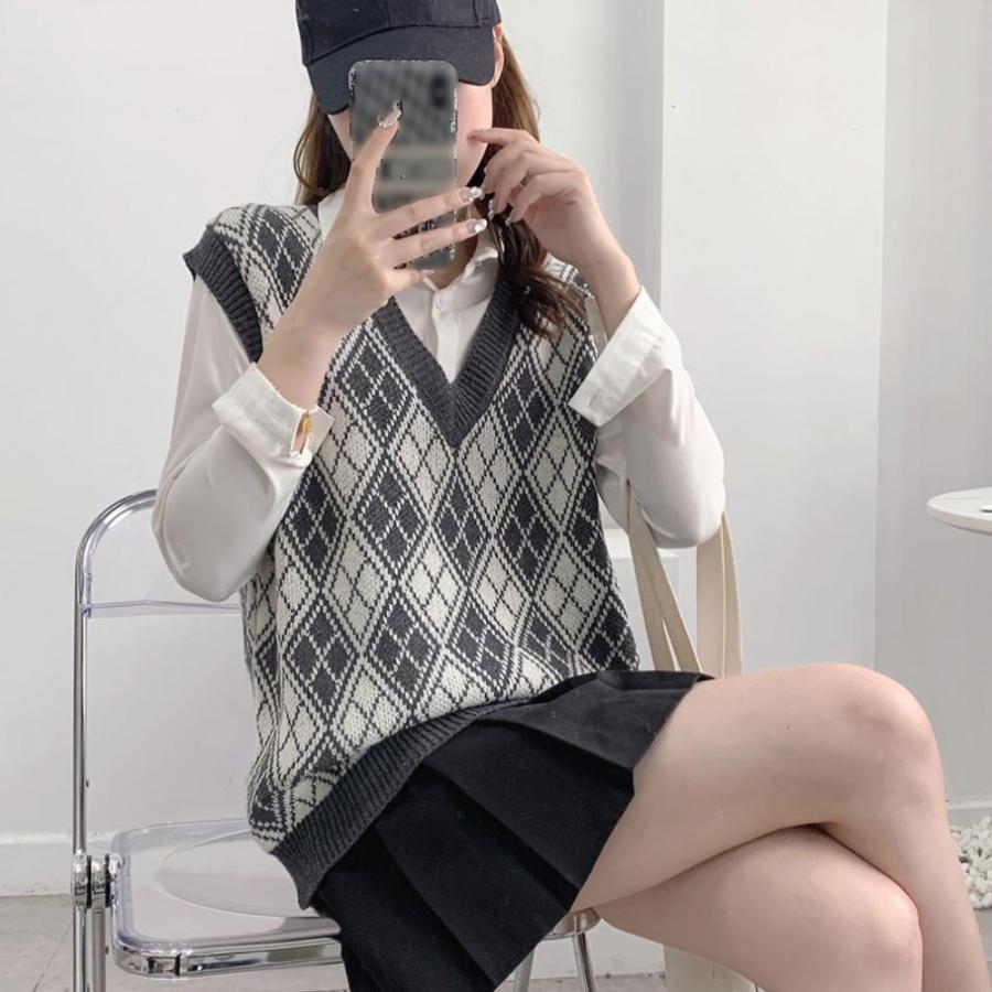 ニット・セーター | ニットベストレディース秋冬ニットトップス