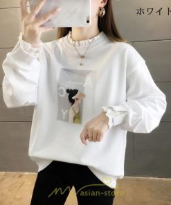 パーカー | トレーナー Tシャツ レディース 長袖 トップス 切り替え プルオーバー スポーツ カジュアル ゆったり 春 秋 お出かけ 通学 通勤 冬 可愛い スポーツ