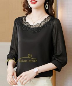 ｔシャツ・カットソー | Ｔシャツ レディース きれいめ 40代 春夏 上品 半袖Tシャツ ブラウス 20代30代40代50代 シフォンシャツ ママ カジュアル 人気 着痩せ お出かけ 上品 フェミニン