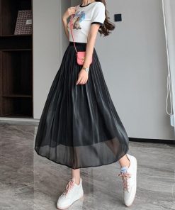 フレアスカート | キャザー ロングスカート