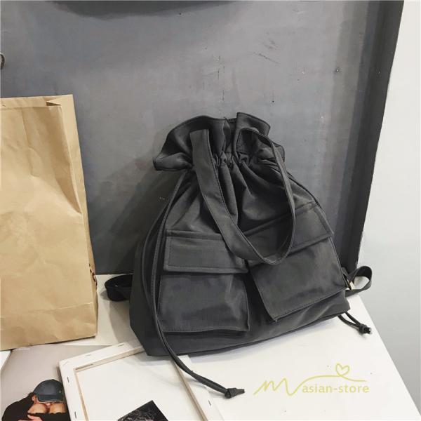 女性用バッグ | トートバッグ 帆布 キャンバスバッグ レディース 手提げ 大容量 かばん エコバッグ 巾着タイプ 肩掛けバッグ 大きめ おしゃれ 通学 通勤バッグ 軽い カジュアル