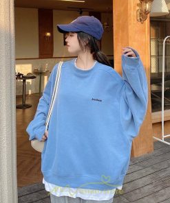 パーカー | トレーナー Tシャツ ロングT レディース トップス 切り替え 韓国 長袖 大きいサイズ おしゃれ オーバーサイズ 可愛い スウェット お出かけ ゆったり